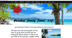 Desktop Screenshot of paradisefamilytravel.com